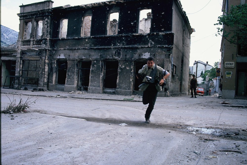  GK, Mostar, Bosnia, 1993.&nbsp;&nbsp;© Andrew Reid 