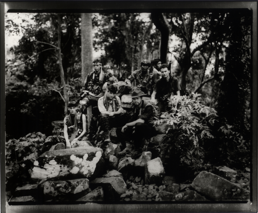  With Khmer guerrillas, Banteay Chmar. 1991. Photo ©&nbsp;Philip Blenkinsop 