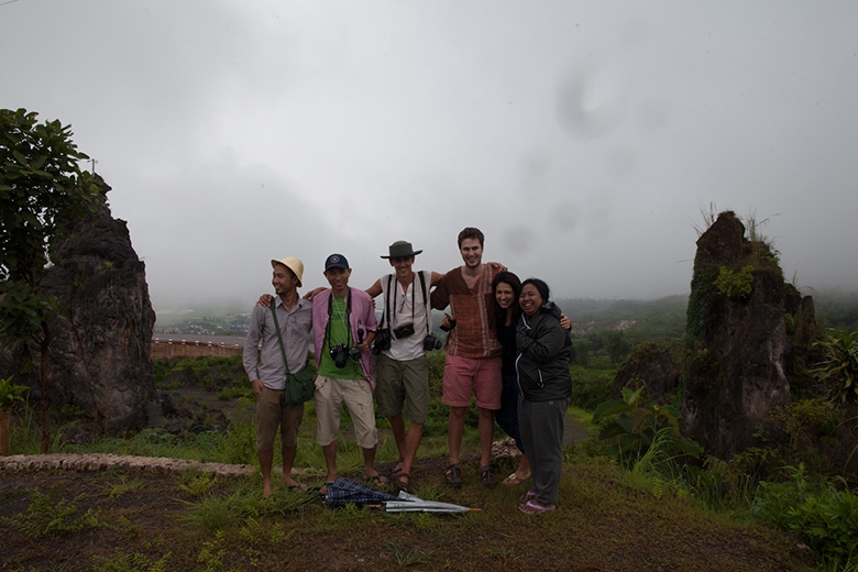  Philip with workshop students, northern Myanmar. 